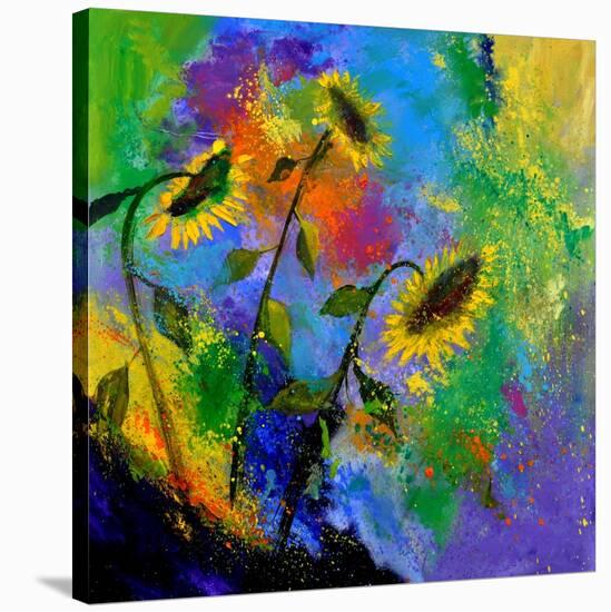 Sunflowers 7741-Pol Ledent-Stretched Canvas