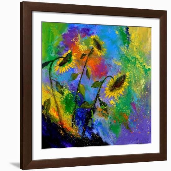 Sunflowers 7741-Pol Ledent-Framed Art Print