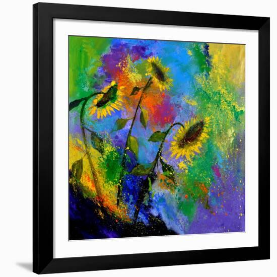 Sunflowers 7741-Pol Ledent-Framed Art Print