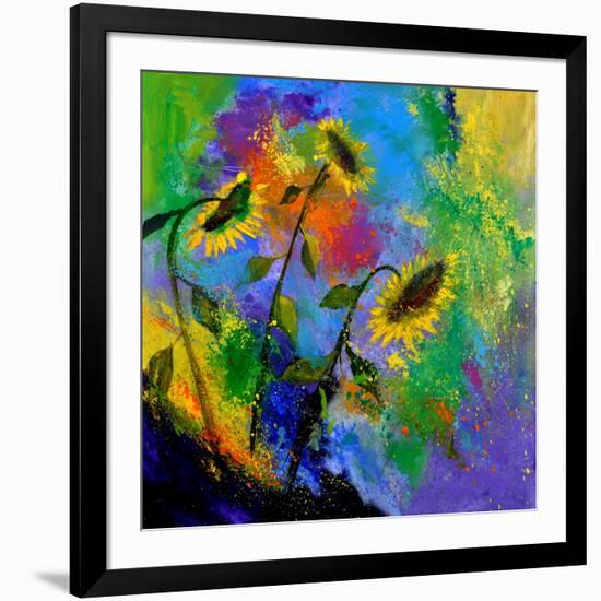 Sunflowers 7741-Pol Ledent-Framed Art Print