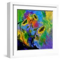 Sunflowers 7741-Pol Ledent-Framed Art Print