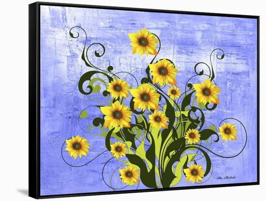 Sunflowers A-Ata Alishahi-Framed Stretched Canvas