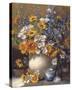 Sunflowers and Daisies-Frank Janca-Stretched Canvas