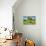 Sunflowers and Garden-Robert Goldwitz-Giclee Print displayed on a wall