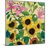 Sunflowers and Pink Lilies-Kim Parker-Mounted Premium Giclee Print