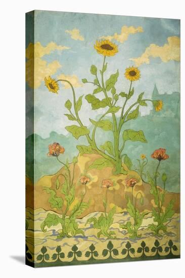 Sunflowers and Poppies-Paul Ranson-Stretched Canvas