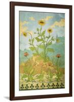 Sunflowers and Poppies-Paul Ranson-Framed Giclee Print