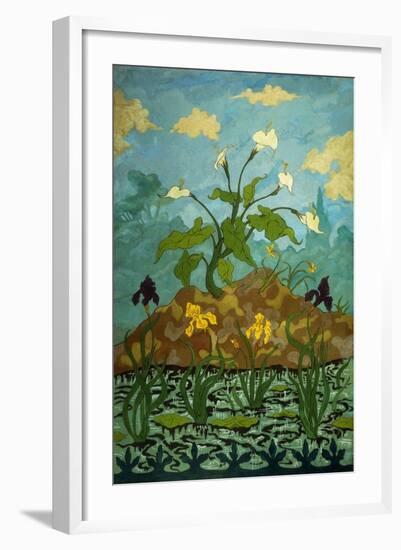 Sunflowers and Poppies-Paul Ranson-Framed Giclee Print