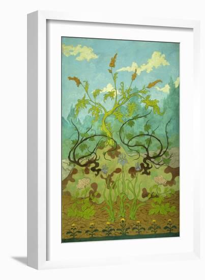 Sunflowers and Poppies-Paul Ranson-Framed Giclee Print