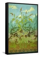 Sunflowers and Poppies-Paul Ranson-Framed Stretched Canvas