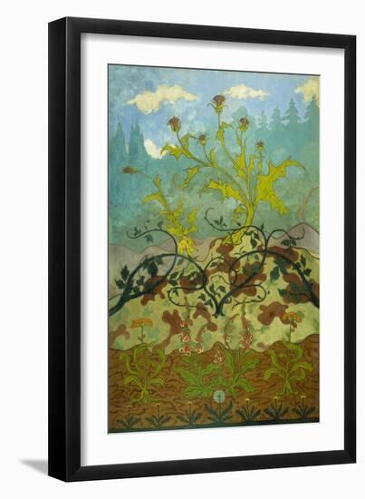 Sunflowers and Poppies-Paul Ranson-Framed Giclee Print