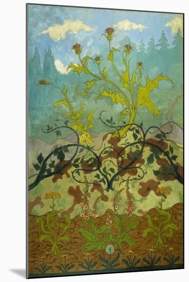 Sunflowers and Poppies-Paul Ranson-Mounted Giclee Print