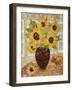 Sunflowers and Satsumas-Lorraine Platt-Framed Giclee Print