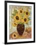 Sunflowers and Satsumas-Lorraine Platt-Framed Giclee Print