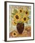 Sunflowers and Satsumas-Lorraine Platt-Framed Giclee Print