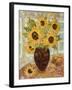 Sunflowers and Satsumas-Lorraine Platt-Framed Giclee Print