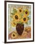 Sunflowers and Satsumas-Lorraine Platt-Framed Giclee Print