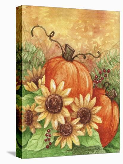 Sunflowers Autumn-Melinda Hipsher-Stretched Canvas