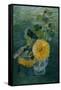 Sunflowers by Oda Krohg-Harald Oscar Sohlberg-Framed Stretched Canvas