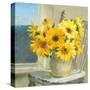 Sunflowers by the Sea Crop Light-Danhui Nai-Stretched Canvas