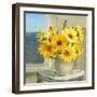 Sunflowers by the Sea Crop Light-Danhui Nai-Framed Art Print