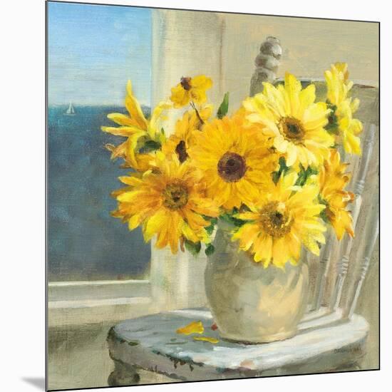 Sunflowers by the Sea Crop Light-Danhui Nai-Mounted Art Print