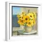 Sunflowers by the Sea Crop Light-Danhui Nai-Framed Art Print