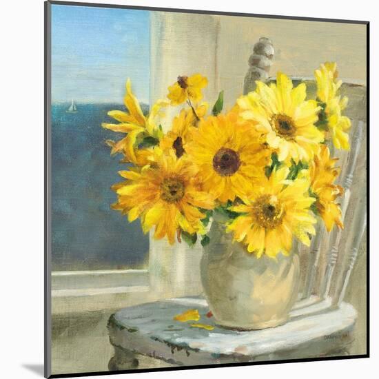 Sunflowers by the Sea Crop Light-Danhui Nai-Mounted Art Print