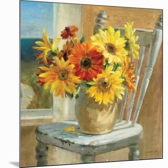 Sunflowers by the Sea Crop-Danhui Nai-Mounted Art Print