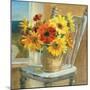 Sunflowers by the Sea Crop-Danhui Nai-Mounted Art Print