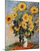 Sunflowers, c.1881-Claude Monet-Mounted Art Print