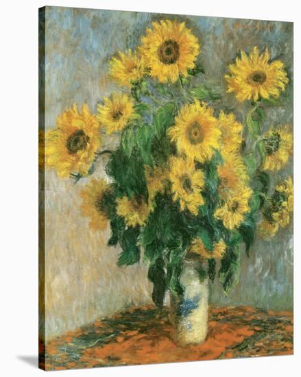 Sunflowers, c.1881-Claude Monet-Stretched Canvas