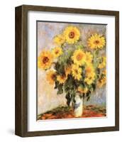 Sunflowers, c.1881-Claude Monet-Framed Art Print