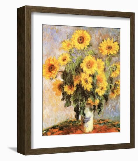 Sunflowers, c.1881-Claude Monet-Framed Art Print