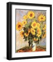 Sunflowers, c.1881-Claude Monet-Framed Art Print