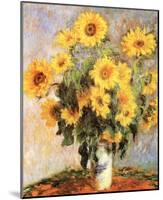 Sunflowers, c.1881-Claude Monet-Mounted Art Print