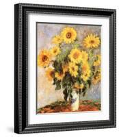 Sunflowers, c.1881-Claude Monet-Framed Art Print