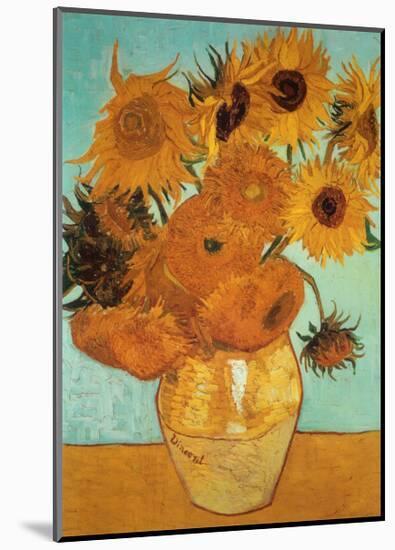 Sunflowers, c.1888-Vincent van Gogh-Mounted Art Print