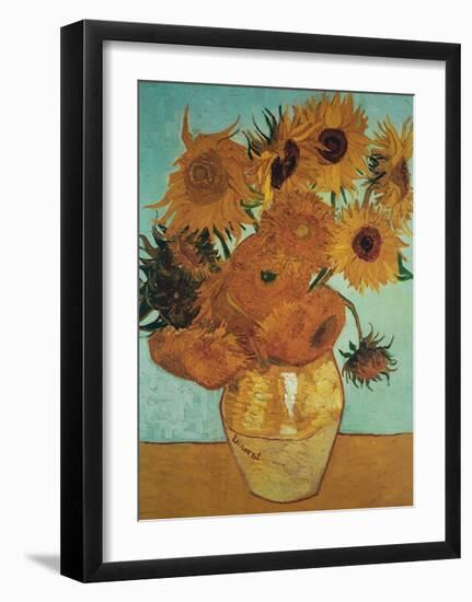 Sunflowers, c.1888-Vincent van Gogh-Framed Giclee Print