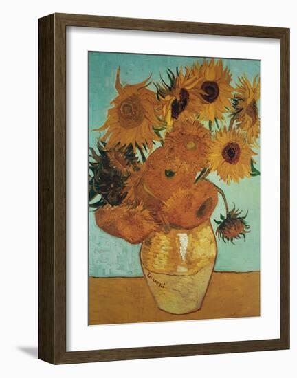 Sunflowers, c.1888-Vincent van Gogh-Framed Giclee Print