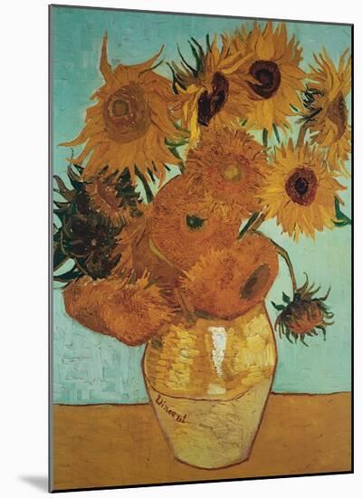 Sunflowers, c.1888-Vincent van Gogh-Mounted Giclee Print