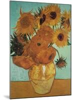 Sunflowers, c.1888-Vincent van Gogh-Mounted Giclee Print