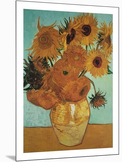 Sunflowers, c.1888-Vincent van Gogh-Mounted Giclee Print