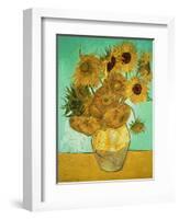 Sunflowers, c.1888-Vincent van Gogh-Framed Premium Giclee Print