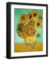 Sunflowers, c.1888-Vincent van Gogh-Framed Premium Giclee Print