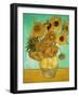 Sunflowers, c.1888-Vincent van Gogh-Framed Premium Giclee Print