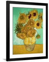 Sunflowers, c.1888-Vincent van Gogh-Framed Premium Giclee Print