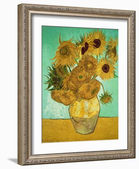 Sunflowers, c.1888-Vincent van Gogh-Framed Giclee Print