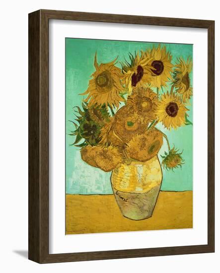 Sunflowers, c.1888-Vincent van Gogh-Framed Giclee Print