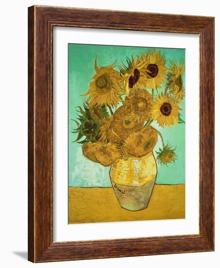 Sunflowers, c.1888-Vincent van Gogh-Framed Giclee Print